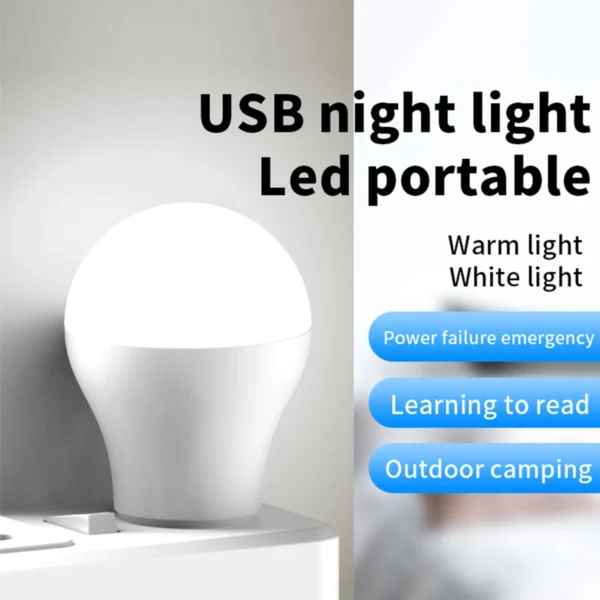 3/2/1PCS Mini USB Plug Lamp Computer Mobile Power Charging USB Small LED Night Light Eye Protection Light 5V 1A USB Gadgets