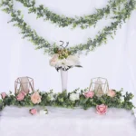 3Pcs 6ft Artificial Eucalyptus Garland Wall Hanging Fake Plant Vines for Wedding Home Room Garden Decoration Plastic Rattan
