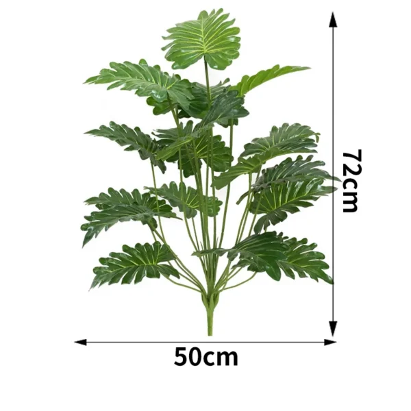 45-90cm Tropical Palm Tree Large Monstera Artificial Plants Large Coconut Tree With Foliage Wedding Home Garden Balcony Decor
