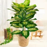 85cm 30 Leaves Tropical Artifici Plant Large Fake Palm Tree Artificial Plants Leaves Plastic Foliage for Home Garden Decoration