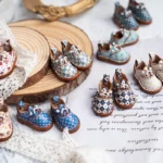 Blythe Baby Shoes Mini Toy Accessories OB22 Shoes Checker Shoes Small Cloth UFDOLL Mini Body OB24 Handmade Cowhide Shoes