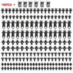 Car Retainer Clips 6 Popular Sizes Fasteners Automotive Plastic Clips Kit Auto Trim Panel Clip Mixed Car Body Bumper Rivet