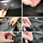 Car Retainer Clips 6 Popular Sizes Fasteners Automotive Plastic Clips Kit Auto Trim Panel Clip Mixed Car Body Bumper Rivet