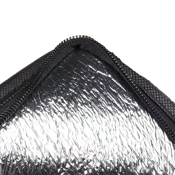 Large Capacity Insulated Grocery Bags Foldable Reusable Soft Cooler Bag Lightweight Hot Cold Takeout Food Delivery Bag