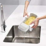 Microwave Noodles Pasta Cooker with Strainer Eco-Friendly Plastic Spaghetti Vegetable Steamer Kitchen Accessories Noodles Maker