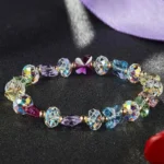 New AB Butterfly Crystal Beaded Bracelets Women Sweet Temperament Handwork Bracelets&Bangles Charms Jewelry Making Men Bracelet