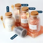 Original Himalayan Bath Salt 260g/bottle Dried Rose Red Salt for Foot Bath Salt Sand Aromatherapy
