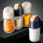 Seasoning Jar Salt Sugar Jar Fetish Sprinkling Seasoning Bottle Portable Desktop Household Kitchen Seasoning Bottle spice set