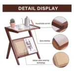 Small Tea Table Cabinet Room Mobile Side Coffee Table Living Room Household Tea Cup Set Brewing Furniture Simple Modern