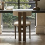 Vintage Designer Chairs High-end Solid Wood Home Dining Room Furniture Light Luxury Living Room Leisure Stools with Backrest